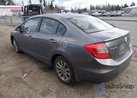 2012 Honda Civic Ex-L z USA, uszkodzony, nr VIN 19XFB2F98CE337372